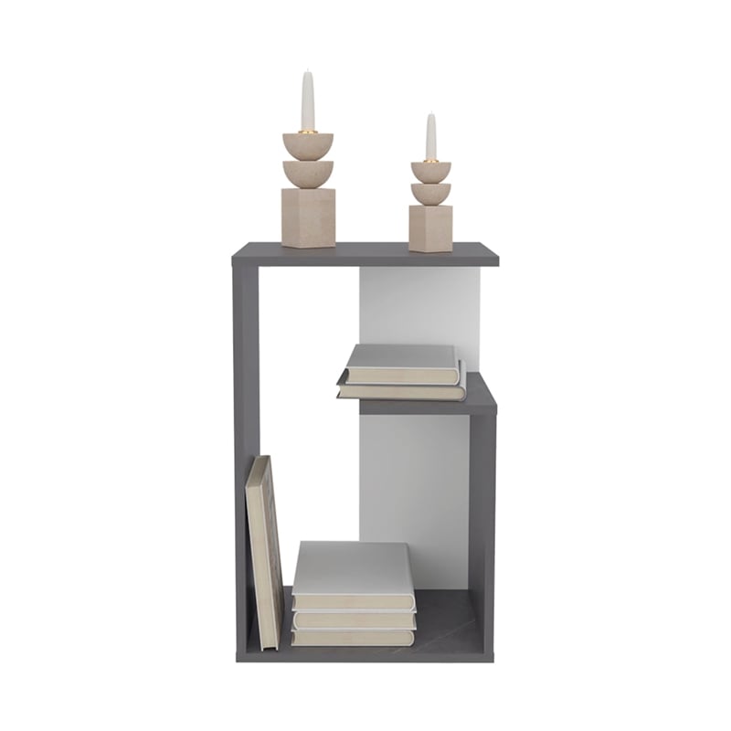 Side Table Sallis Living Room OnyxWhite