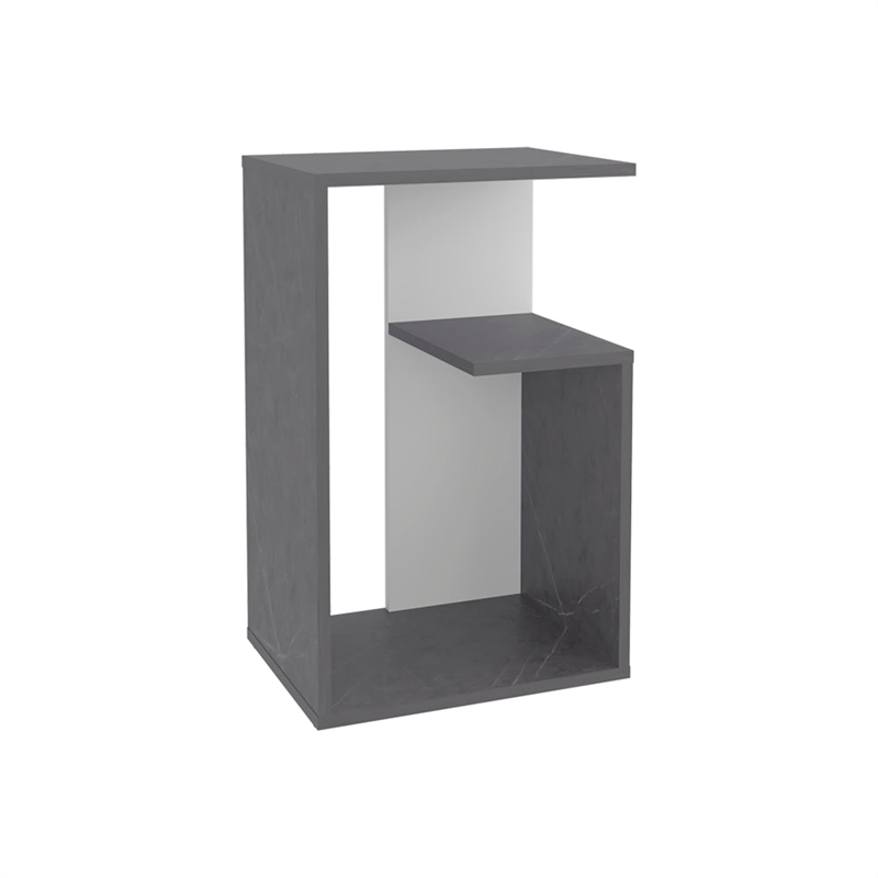Side Table Sallis Living Room OnyxWhite