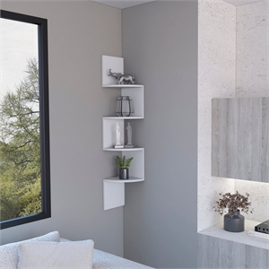 Shelf Crestone Living Room White