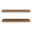 Double Floating Shelf Dallas Living Room Pine
