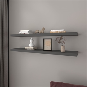 Floating Shelf Lyle Living Room Matt Gray