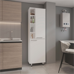 Shiprock Pantry Cabinet Kitchen White