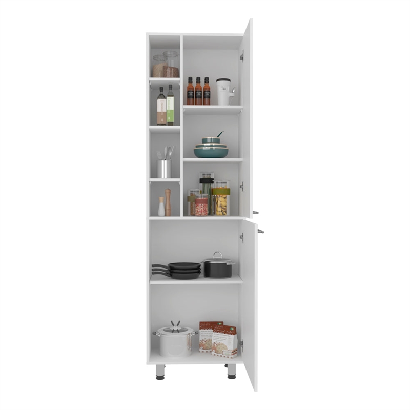 Shiprock Pantry Cabinet Kitchen White