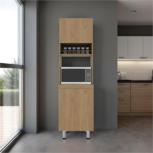 SOHAM Kitchen Pantry Cabinet Tall Storage Unit