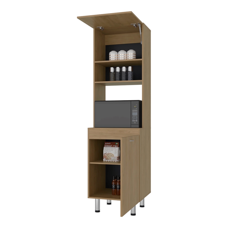 SOHAM Kitchen Pantry Cabinet Tall Storage Unit