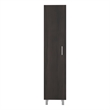 Sunflower Tall Bookcase Storage Cabinet with Multiple Shelves Engineered Wood Furniture Organizer for Living Room or Kitchen Dark Walnut Finish Modern Design