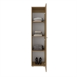 Jasmine Wardrobe with Full Length Mirror Slim