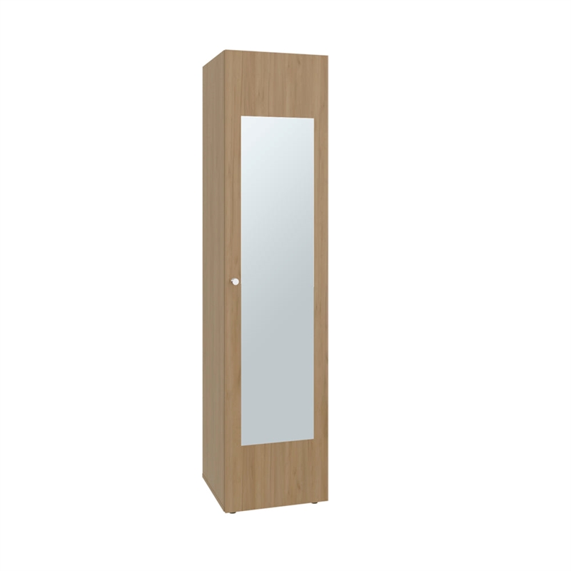 Jasmine Wardrobe with Full Length Mirror Slim