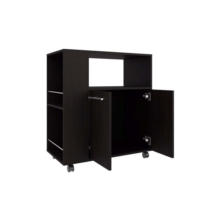 Bethesda Kitchen Cart Kitchen Black