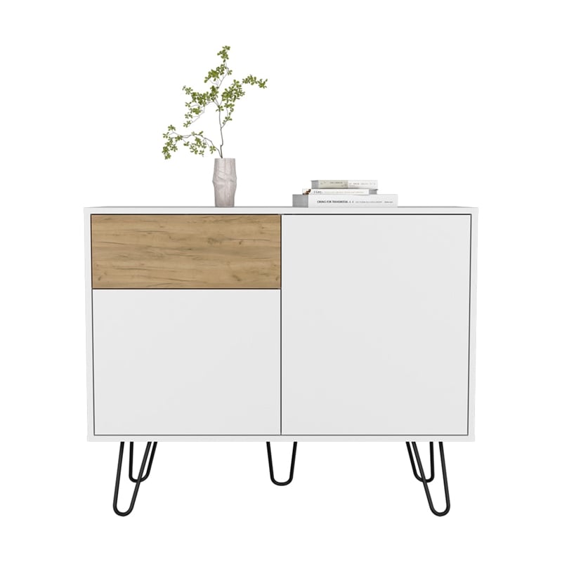 Farmington Sideboard Living Room  WhiteMacadamia