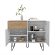 Farmington Sideboard Living Room  WhiteMacadamia