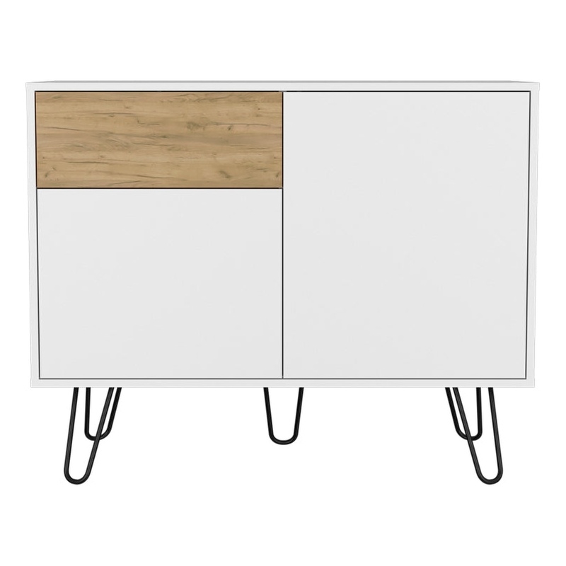Farmington Sideboard Living Room  WhiteMacadamia