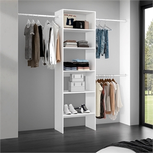 Cassville Closet System Open Wardrobe Organizer
