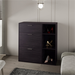 Whitaker Shoe Rack Bedroom Black