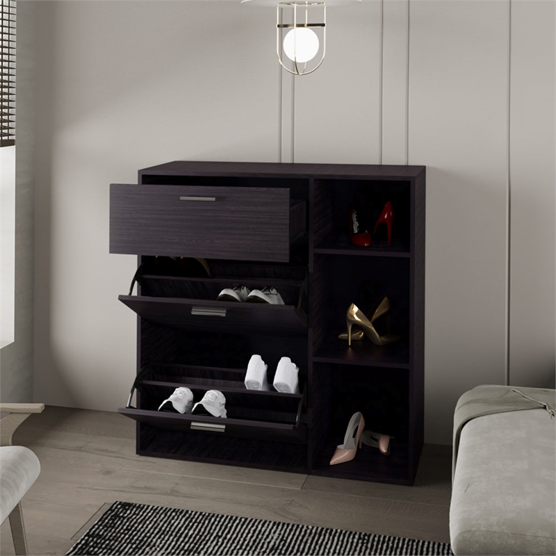 Whitaker Shoe Rack Bedroom Black