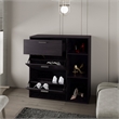 Whitaker Shoe Rack Bedroom Black