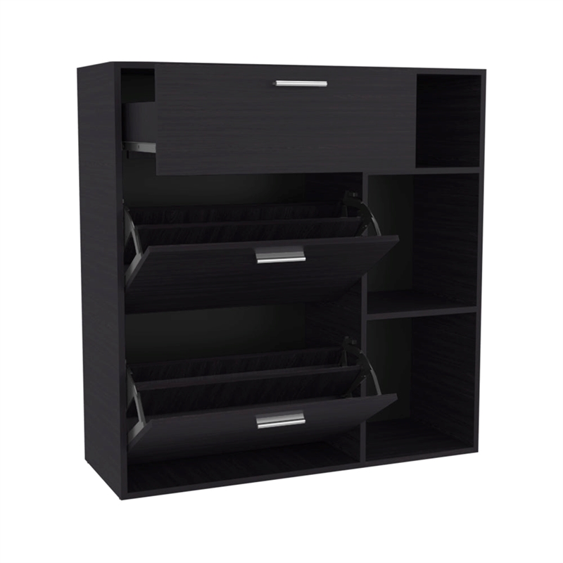 Whitaker Shoe Rack Bedroom Black