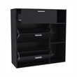 Whitaker Shoe Rack Bedroom Black