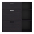 Whitaker Shoe Rack Bedroom Black