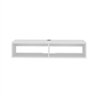 Lavender Multimedia Rack White Finish