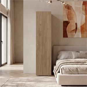 Violet Wardrobe with One Door Modern and Practical Storage Solution
