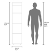 Violet Wardrobe with One Door Modern and Practical Storage Solution