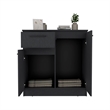 Dresser Carlin Bedroom Black manufactured wood
