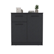 Dresser Carlin Bedroom Black manufactured wood