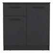 Dresser Carlin Bedroom Black manufactured wood