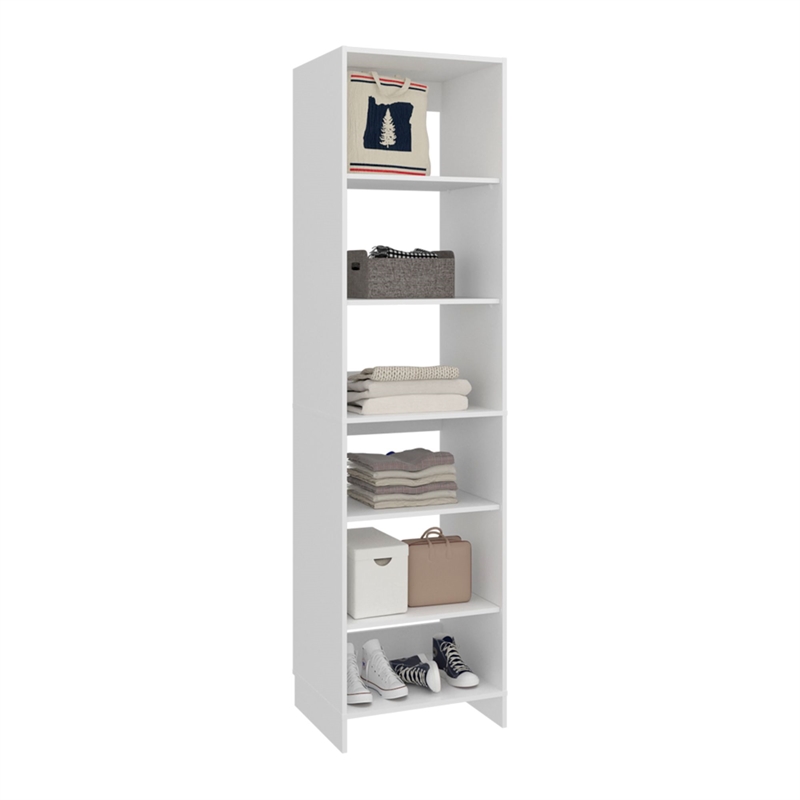 Maplewood Closet Space Bedroom White Engineered Wood