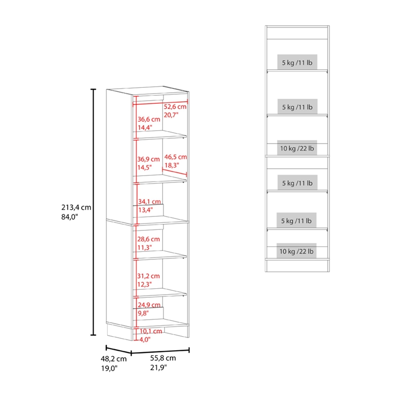 Maplewood Closet Space Bedroom White Engineered Wood