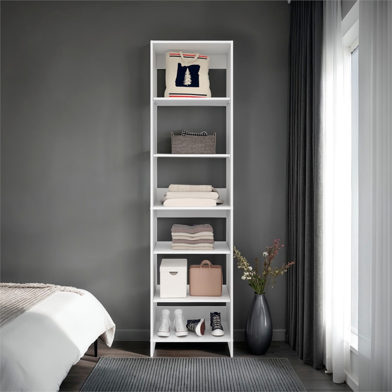 Maplewood Closet Space Bedroom White Engineered Wood