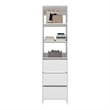 Maplewood Closet Boost Bedroom White Engineered Wood