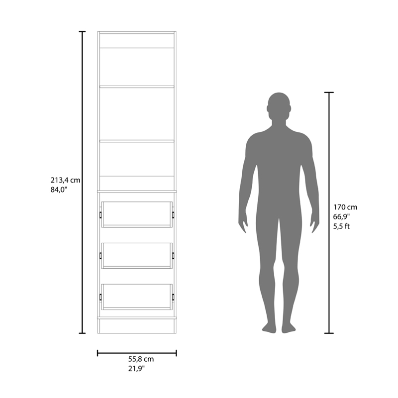 Maplewood Closet Boost Bedroom White Engineered Wood