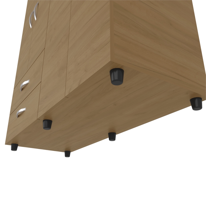 Crafton Armoire Bedroom Natural Oak Engineered Wood