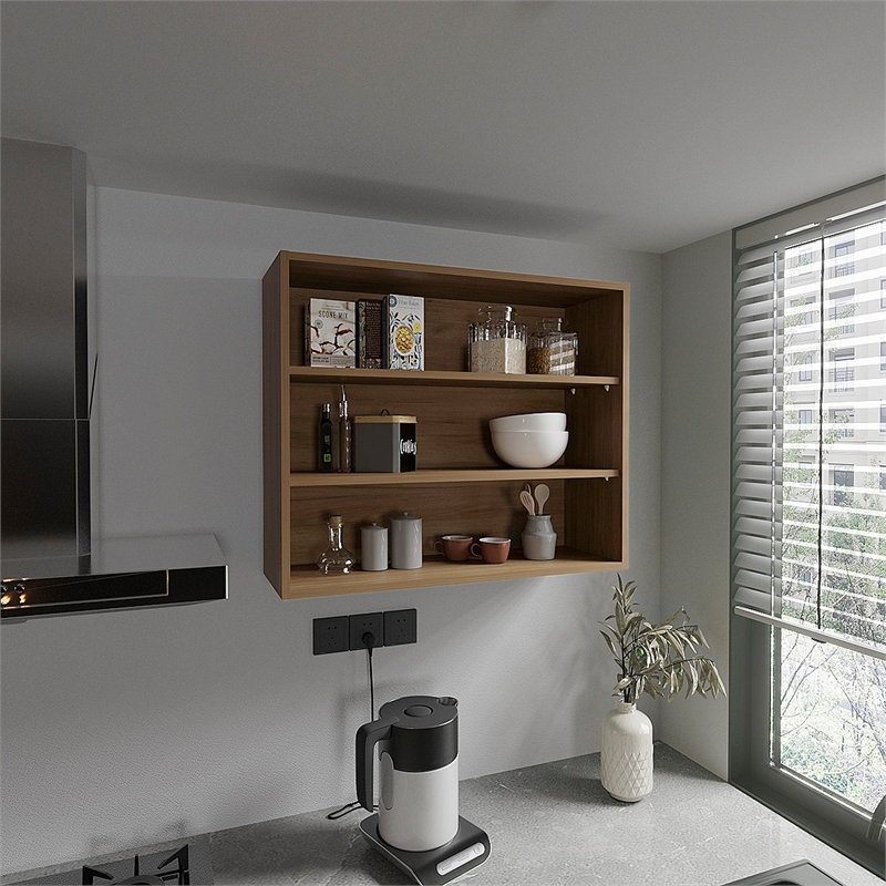 Lily Wall Cabinet with 3 Shelves Compact and Functional Storage