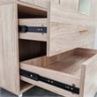 4 Door Armoire Wardrobe Wood Armoires Wardrobe with 2 Drawers 5 Shelves Oak