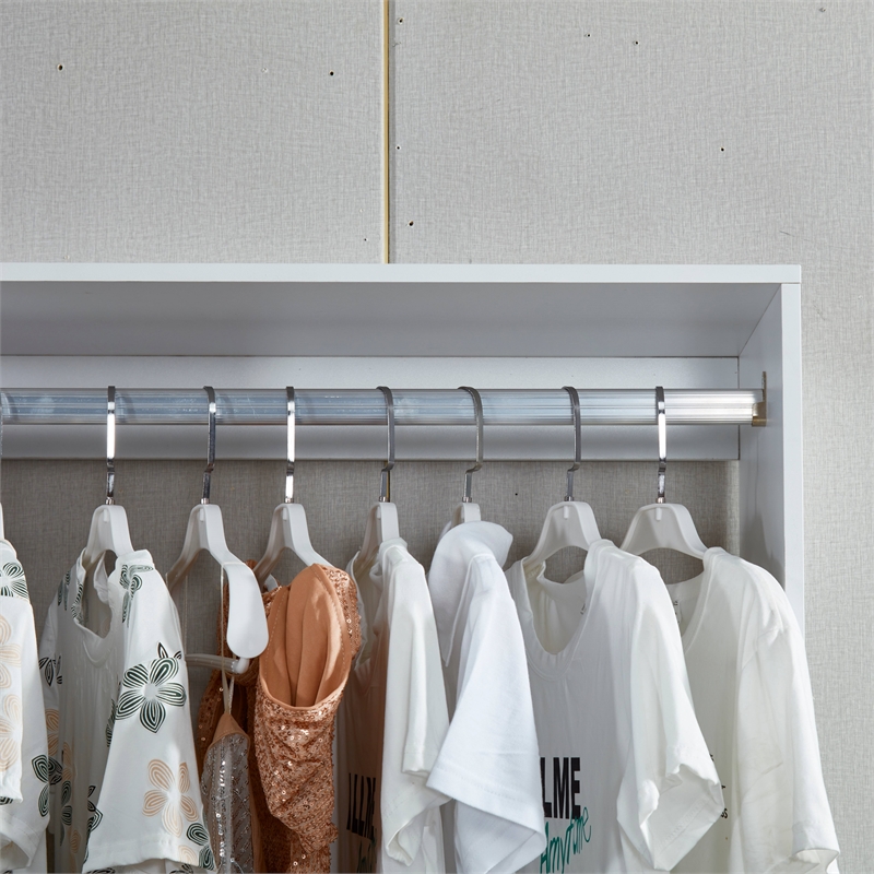 Walk-in Closet Systems with 8 Drawers and Shelves Clothes Storage Closet