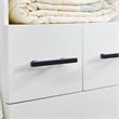 Wood Closet Organizer System with 3 Shelf Towers Closet System White