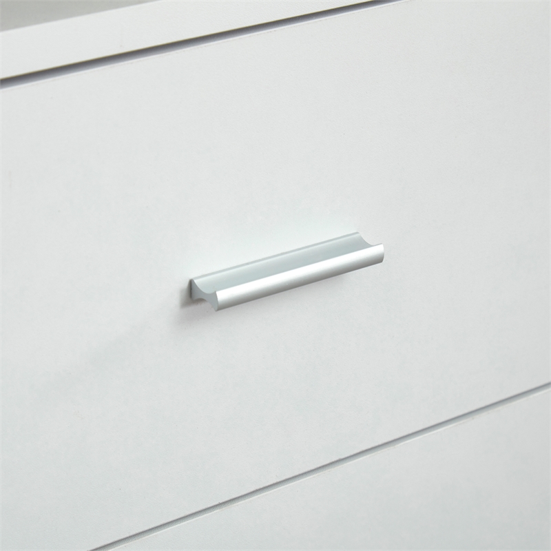 White Wood Wardrobe Closet Organizer System with Closet Drawers Closet System