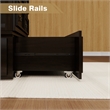 Livelylodge Solid Wood Murphy Bed with 2 USB&Charging Ports Brownish Black Color