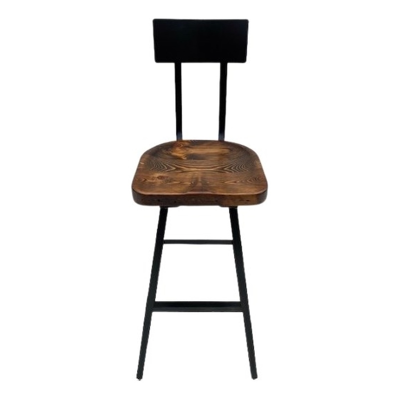 Scooped Seat Brew Hause Swiveling Bar Stool - Counter Height
