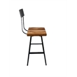Square Flat Seat Brewhause Bar Stool Swiveling - Counter Height