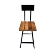 Square Flat Seat Brewhause Bar Stool Non Swiveling - Counter Height