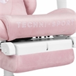 Techni Sport - Velvet Gaming Chair with Footrest - Pink