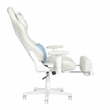 Techni Sport - White Fuzzy Bunny Gaming Chair with Footrest
