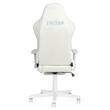 Techni Sport - White Fuzzy Bunny Gaming Chair with Footrest