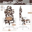 TS85 Brown COW Series Gaming Chair
