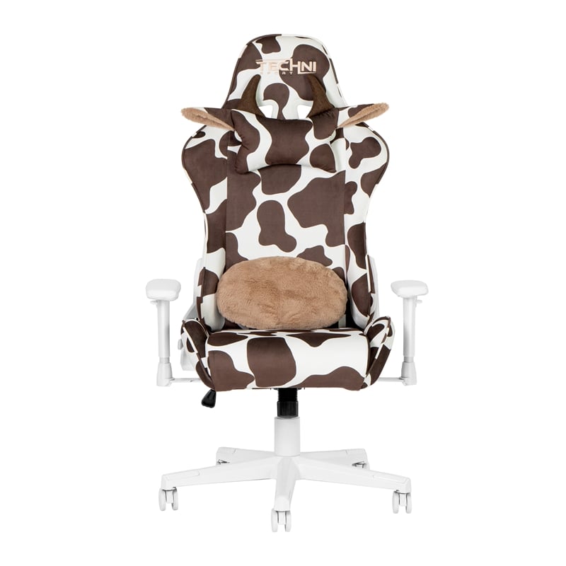 TS85 Brown COW Series Gaming Chair