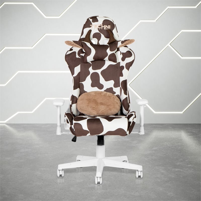 TS85 Brown COW Series Gaming Chair